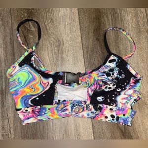 IHeartRaves Bikini Top S